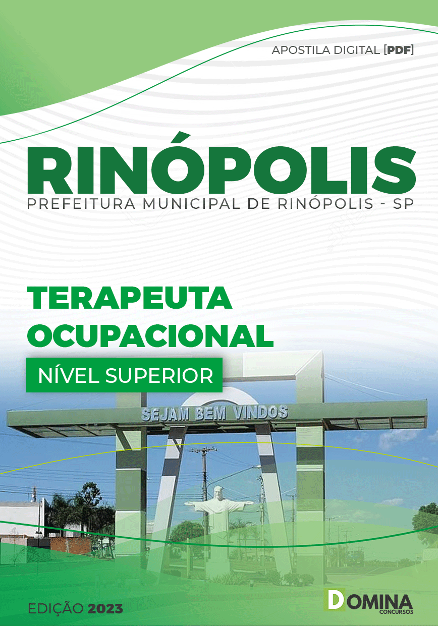 Apostila Digital Pref Rinópolis SP 2023 Terapeuta Ocupacional