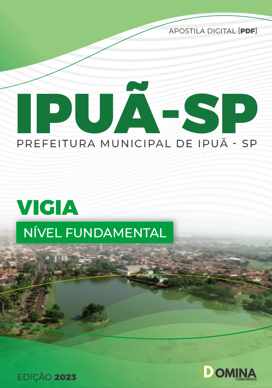 Apostila Digital Concurso Público Pref Ipuã SP 2023 Vigia