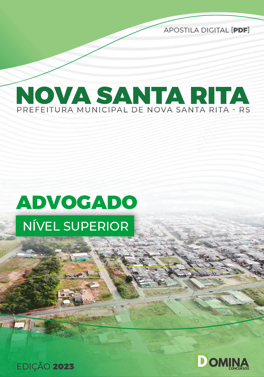 Apostila Digital Pref Nova Santa Rita RS 2023 Advogado