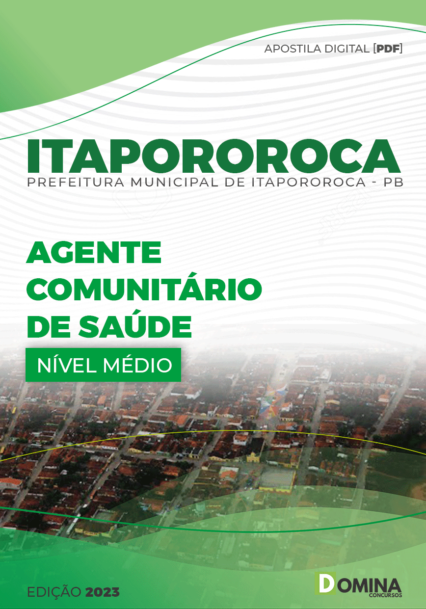 Apostila Pref Itapororoca PB 2023 Agente Comunitário Saúde
