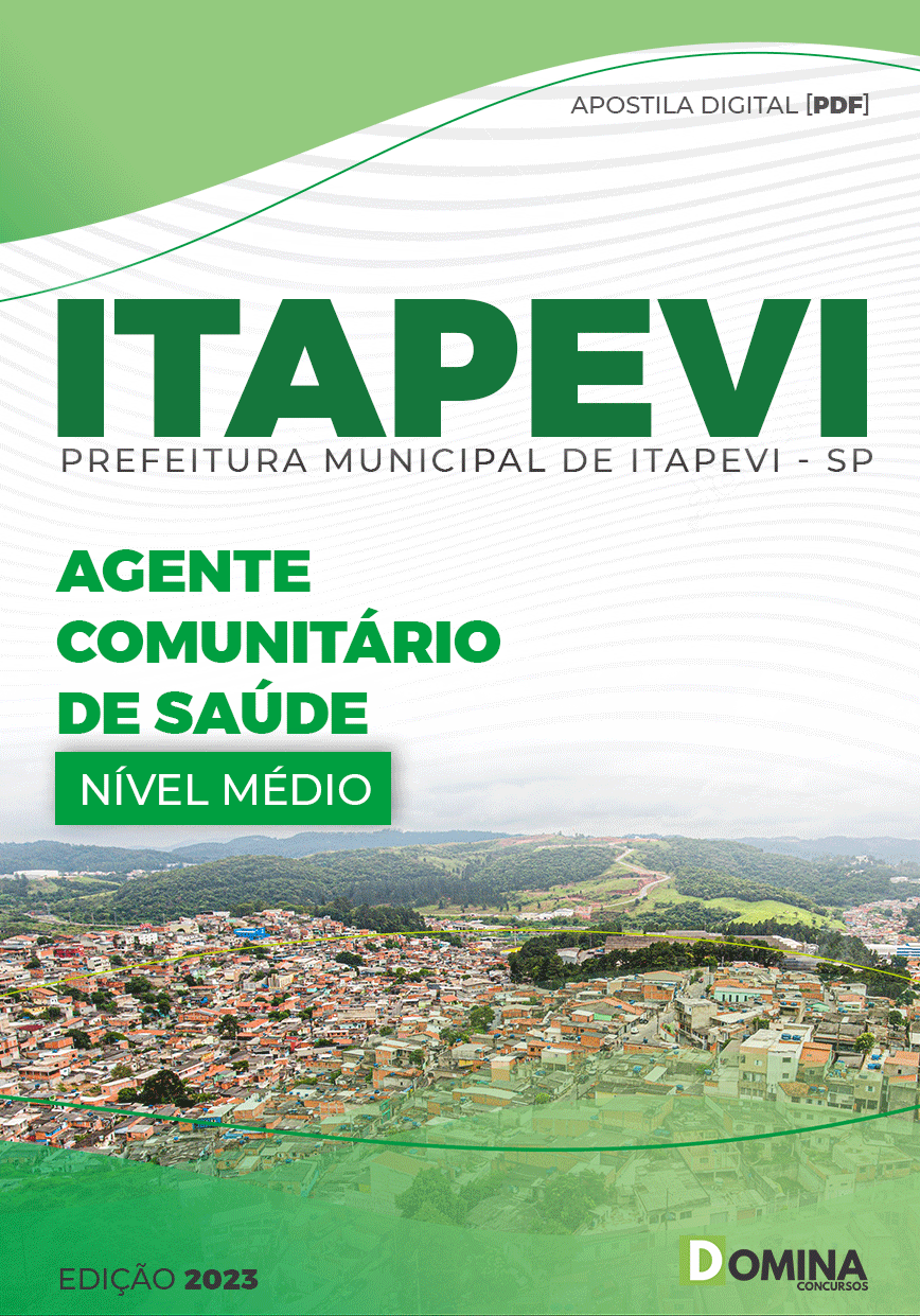 Apostila Pref Itapevi SP 2023 Agente Comunitário Saúde