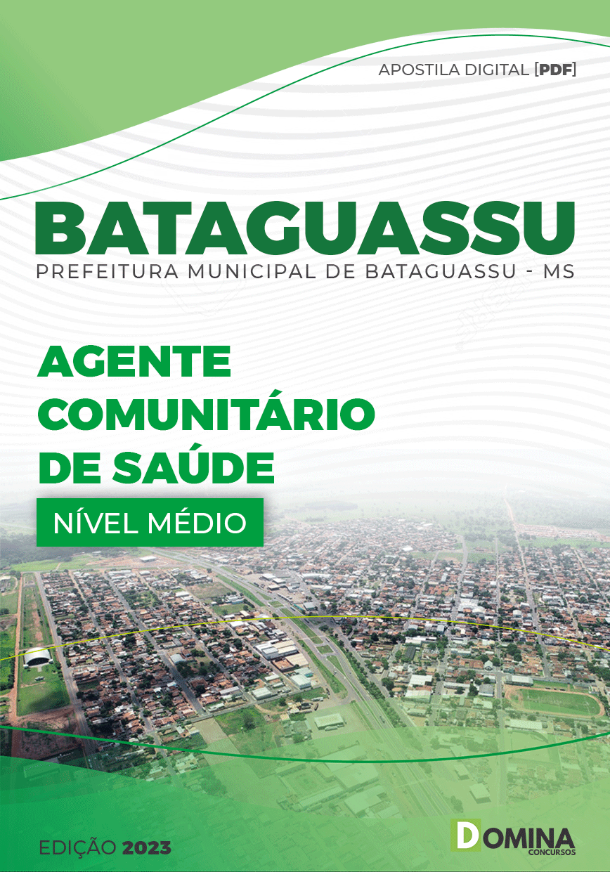 Apostila Digital Pref Bataguassu MS 2023 Agente Comunitário Saúde