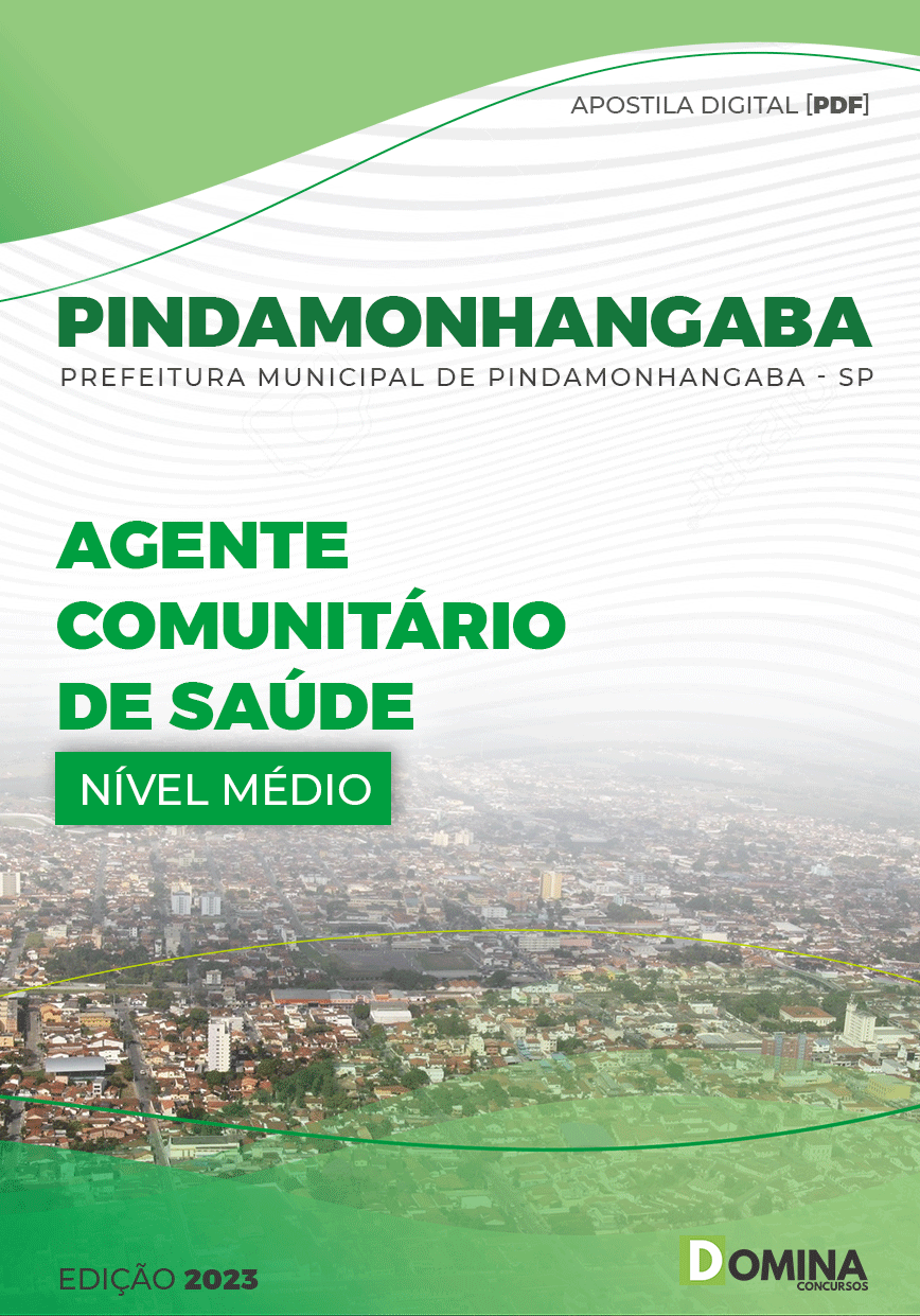 Apostila Pref Pindamonhangaba SP 2023 Agente Comunitário Saúde