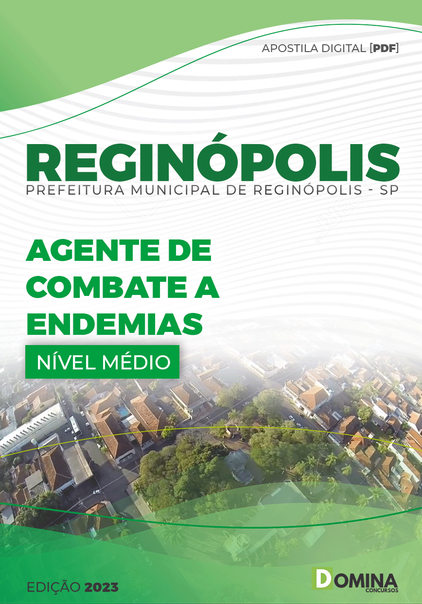 Apostila Digital Pref Reginópolis SP 2023 Agente Combate Endemias