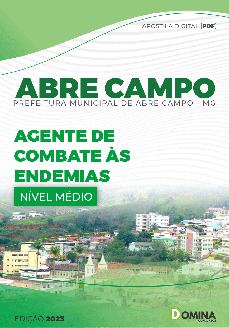 Apostila Pref Abre Campo MG 2023 Agente Combate Endemias