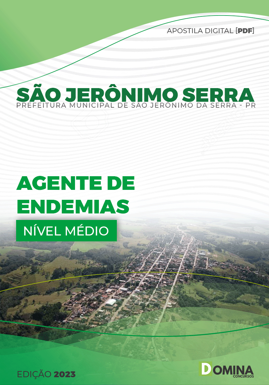 Apostila Pref São Jerônimo Serra PR 2023 Agente Endemias