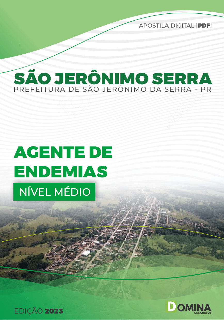 Apostila Pref São Jerônimo Serra PR 2023 Agente Endemias