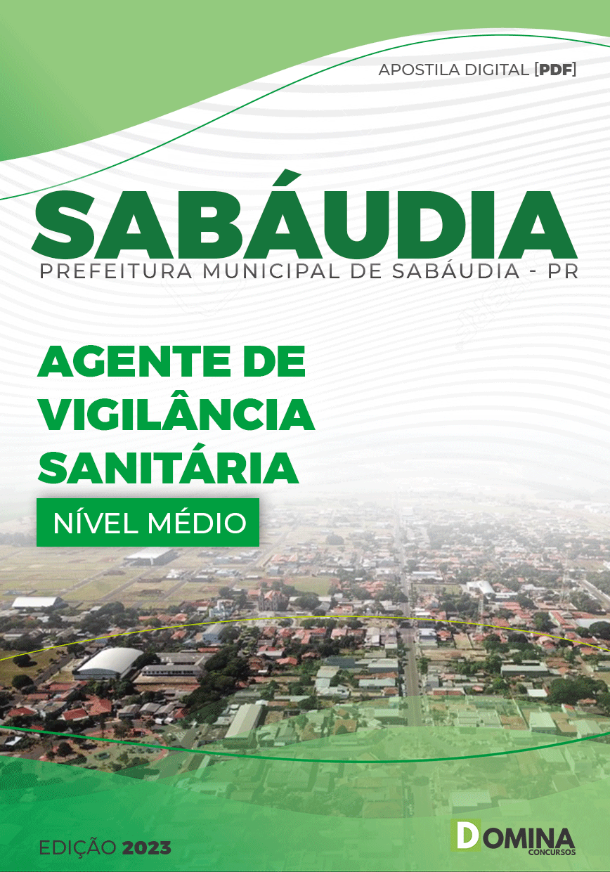 Apostila Pref Sabáudia PR 2023 Agente Vigilância Sanitário