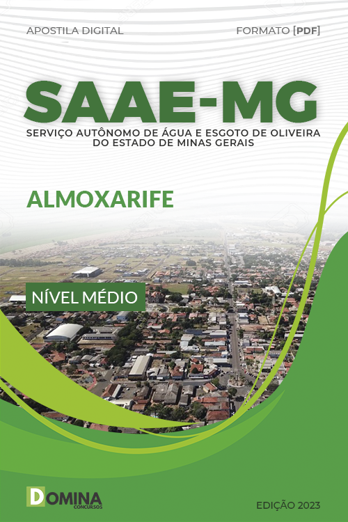 Apostila Digital Concurso SAAE MG 2023 Almoxarife