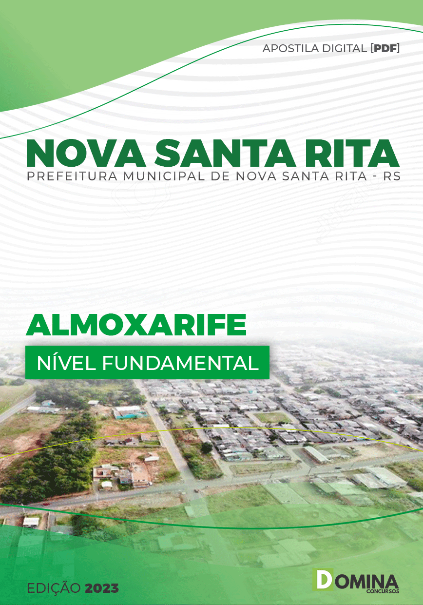 Apostila Pref Nova Santa Rita RS 2023 Almoxarifado