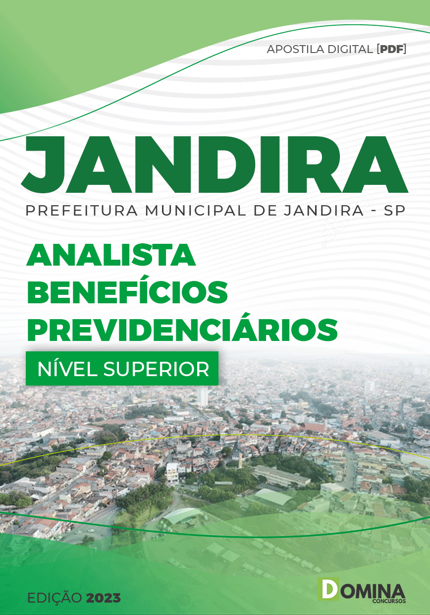 Apostila Pref Jandira SP 2023 Analista Benefícios Previdenciários