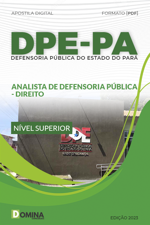 Apostila Digital DPE PA 2023 Analista Defensoria Direito