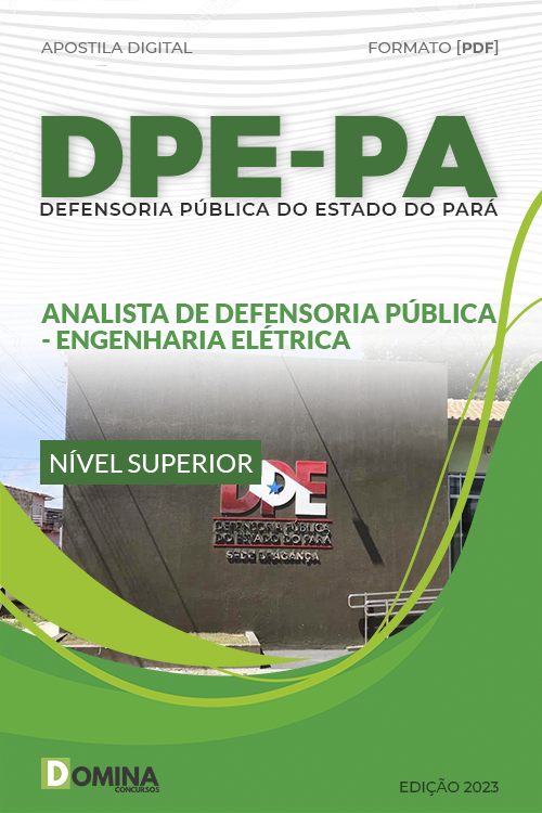 Apostila DPE PA 2023 Analista Defensoria Engenharia Elétrica