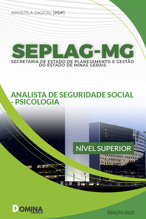 Apostila SEPLAG MG 2023 Analista Seguridade Psicologia