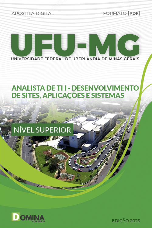 Apostila UFU MG 2023 Analista Tecnologia Informação Infraestrutura