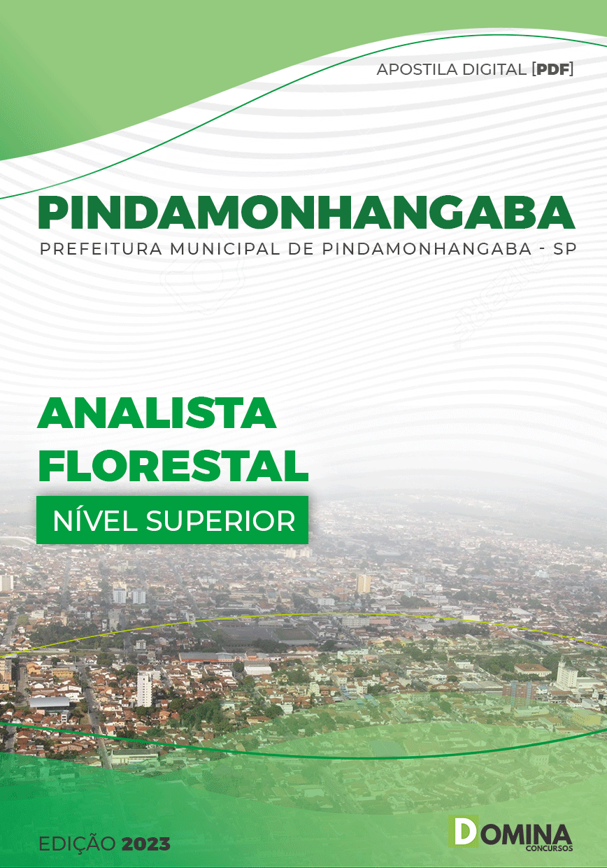 Apostila Pref Pindamonhangaba SP 2023 Analista Florestal