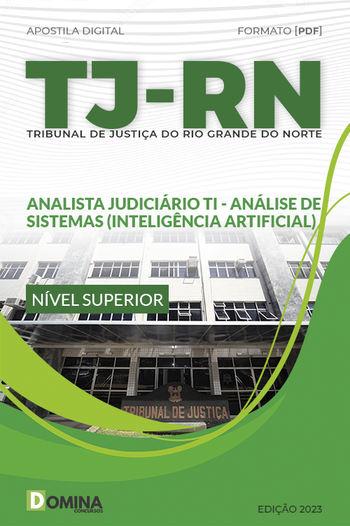 Apostila TJ RN 2023 Analista Judiciário Análise Sistemas Inteligência Artificial