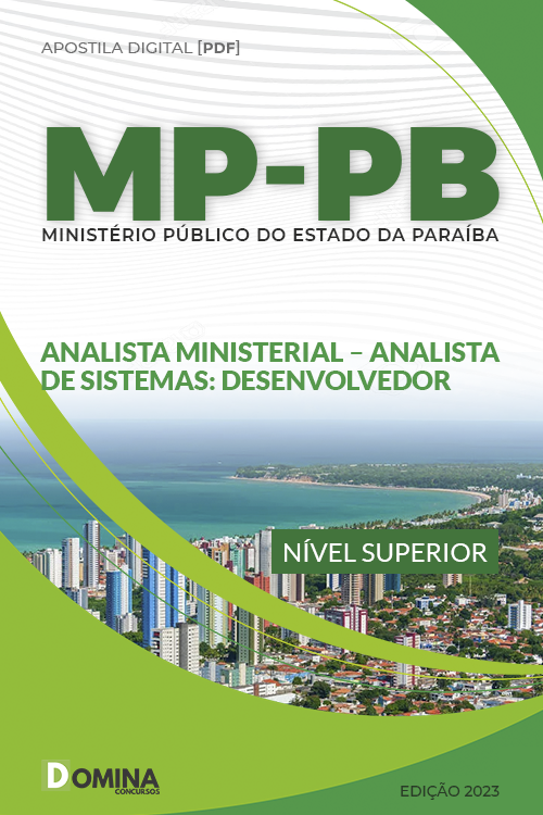Apostila MP PB 2023 Analista Ministerial Analista Sistema Desenvolvedor