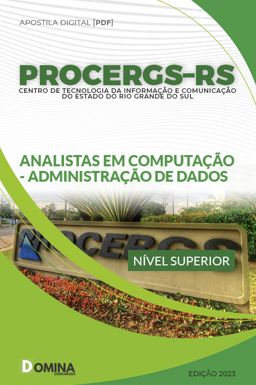 Apostila PROCERGS RS 2023 Analista Computação Administração Dados