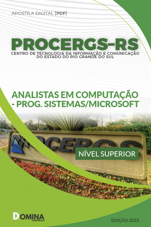 Apostila PROCERGS RS 2023 Analista Computação Tecnologia Microsoft