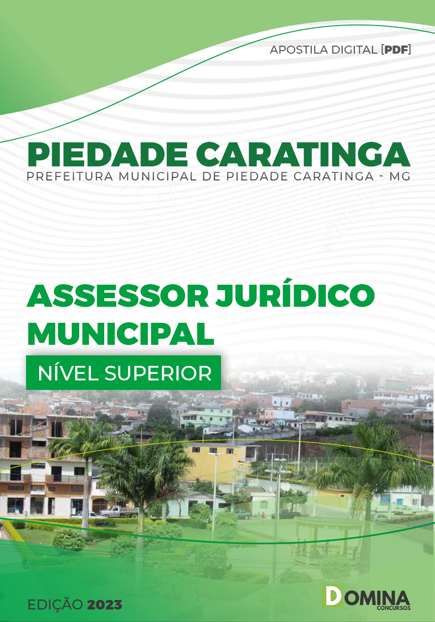 Apostila Pref Piedade Caratinga MG 2023 Assessor Jurídico Municipal