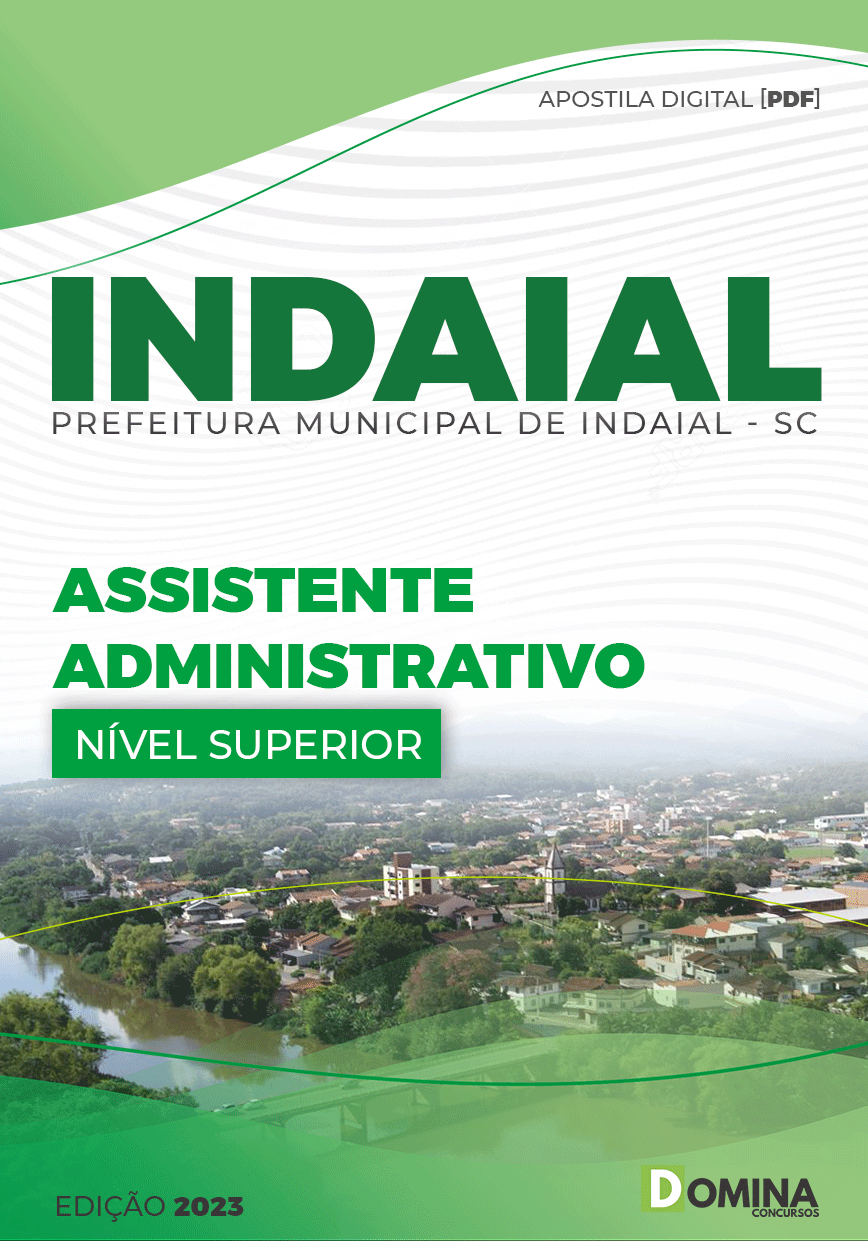 Apostila Pref Indaial SC 2023 Assistente Administrativo