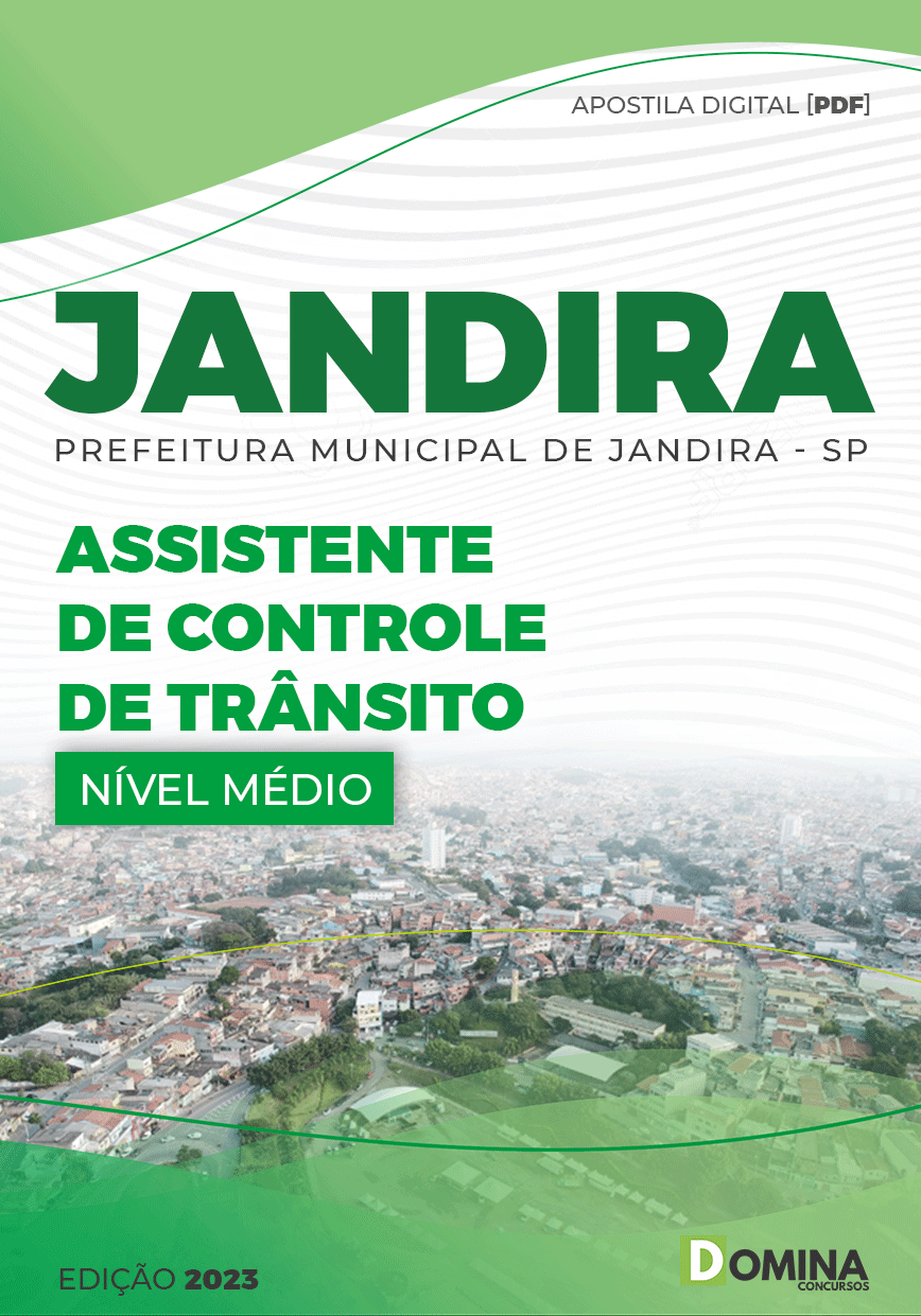 Apostila Pref Jandira SP 2023 Assistente Controle Trânsito