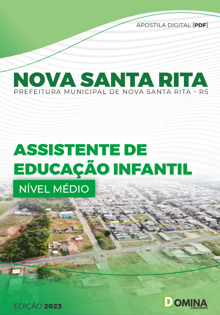 Apostila Pref Nova Santa Rita RS 2023 Assistente Educação Infantil