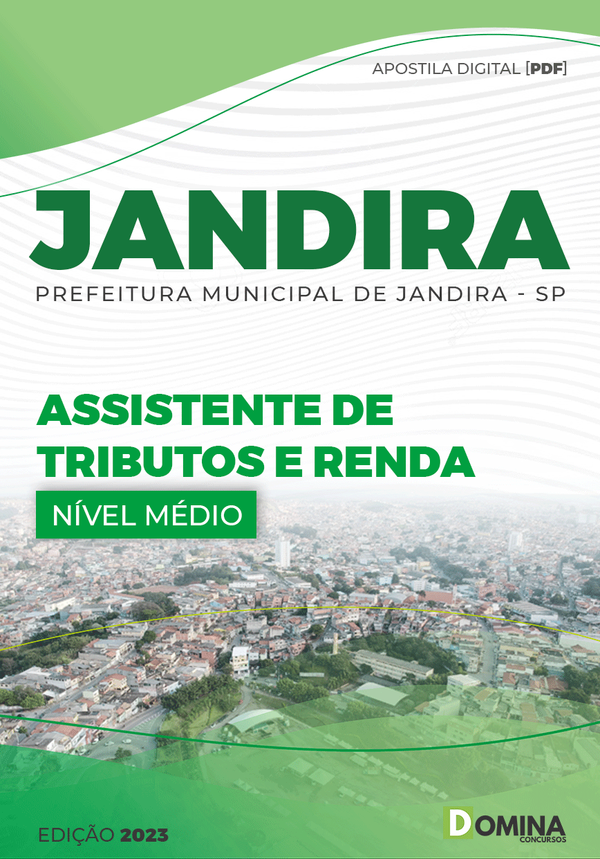 Apostila Pref Jandira SP 2023 Assistente Tributos Rendas