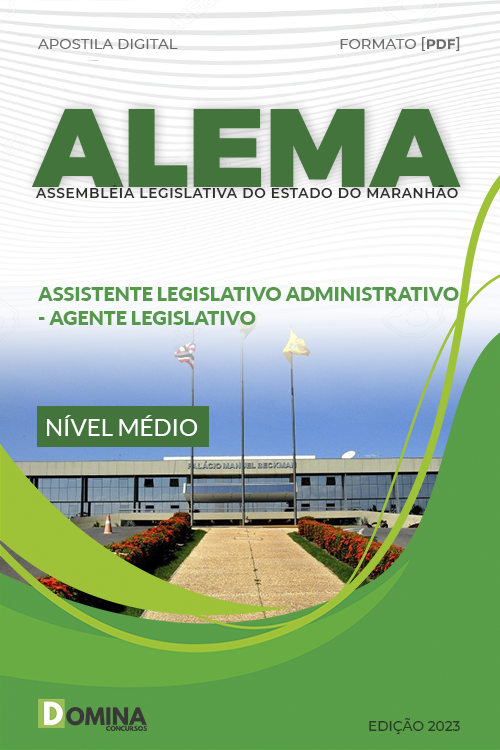 Apostila ALEMA 2023 Assistente Legislativo Agente Legislativo
