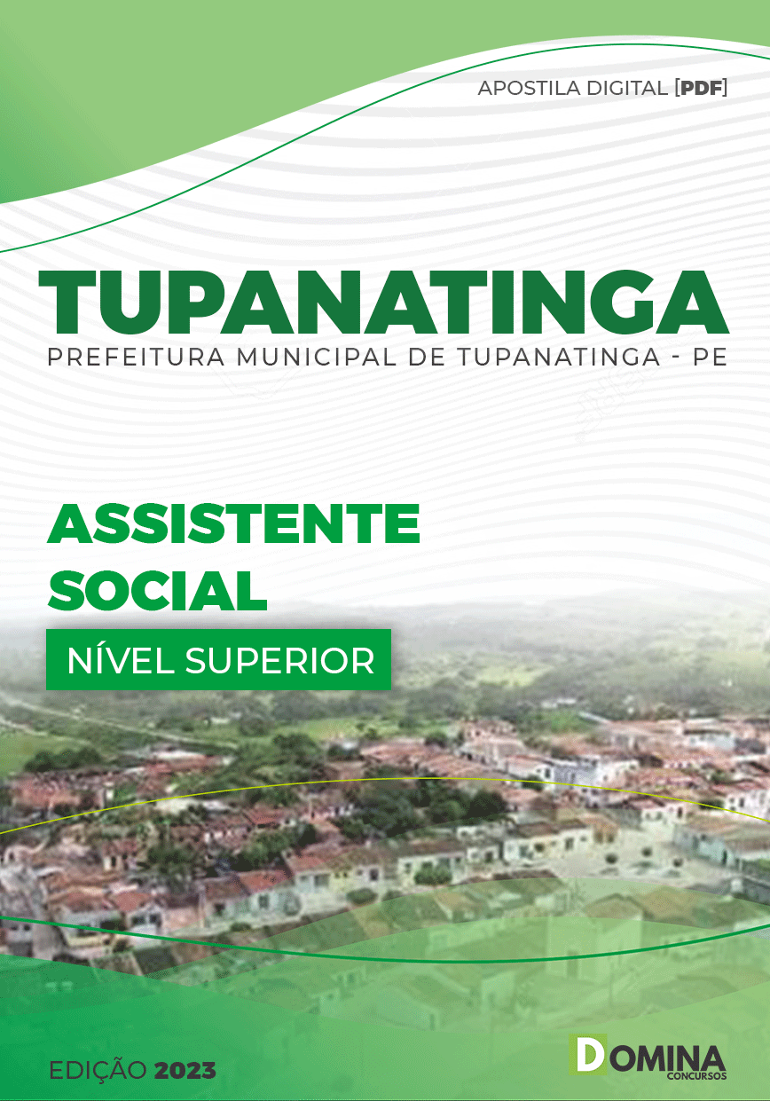 Apostila Digital Pref Tupanatinga PE 2023 Assistente Social
