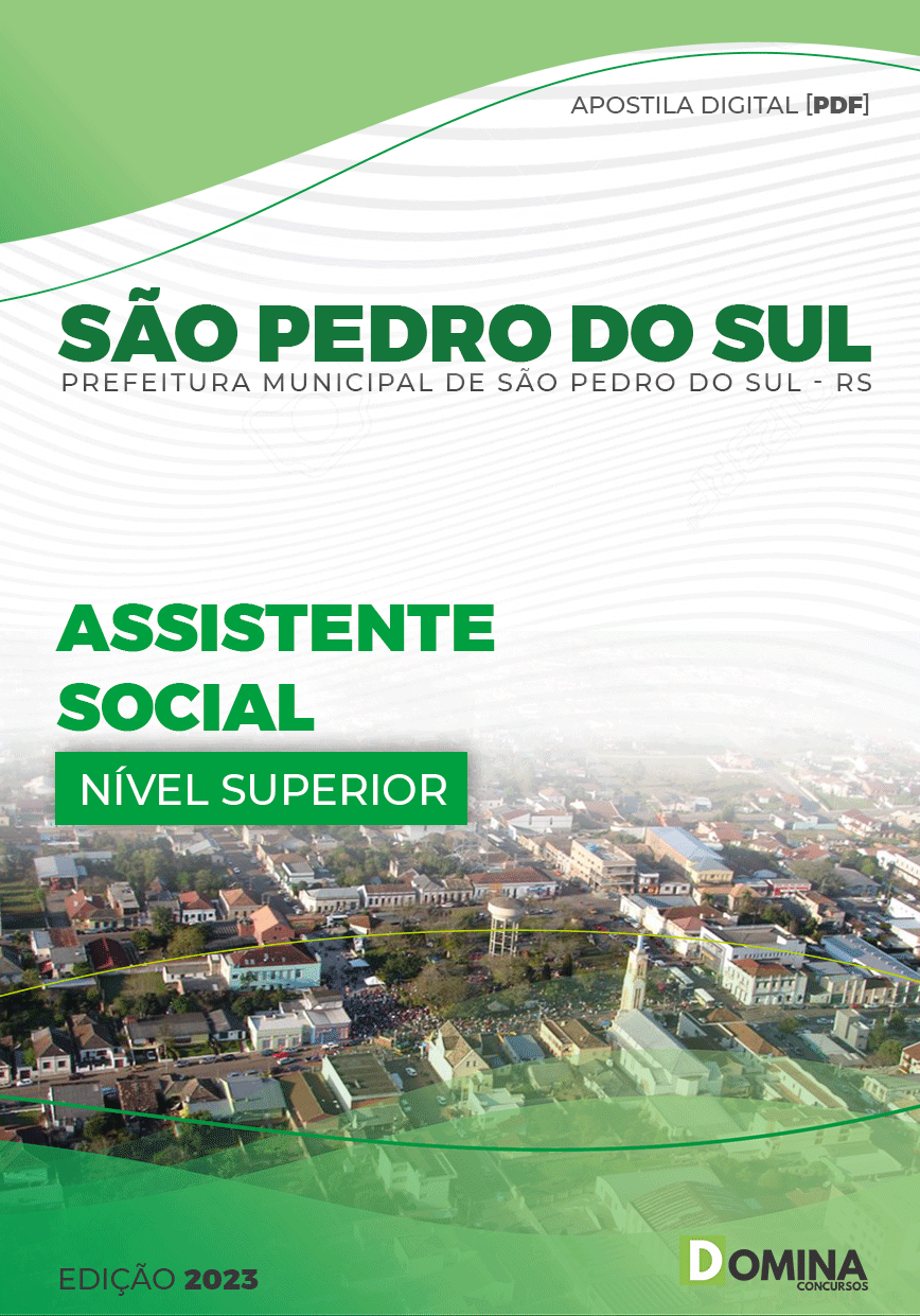 Apostila Digital Pref São Pedro do Sul RS 2023 Assistente Social
