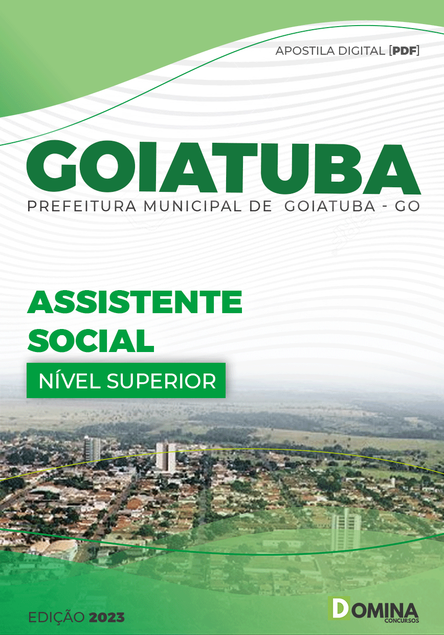 Apostila Digital Pref Goiatuba GO 2023 Assistente Social