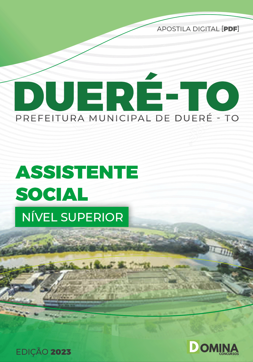 Apostila Concurso Pref Dueré TO 2023 Assistente Social