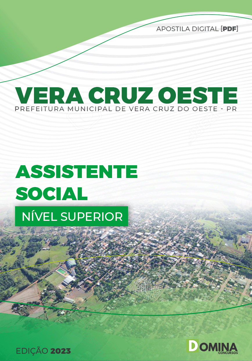 Apostila Pref Vera Cruz Oeste PR 2023 Assistente Social