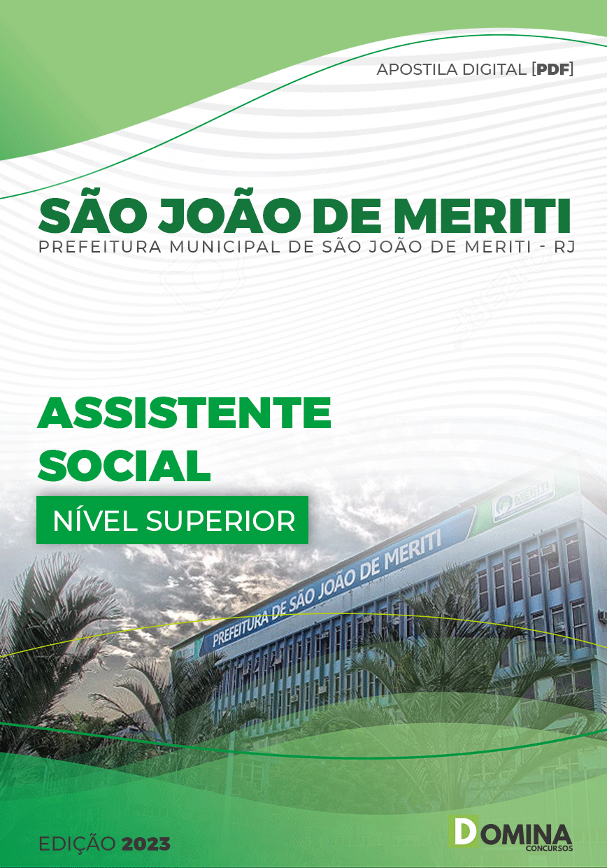 Apostila Pref São João Meriti RJ 2023 Assistente Social