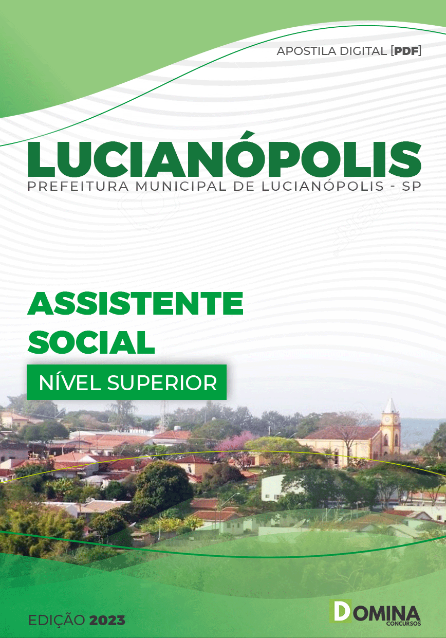 Apostila Digital Pref Lucianópolis SP 2023 Assistente Social