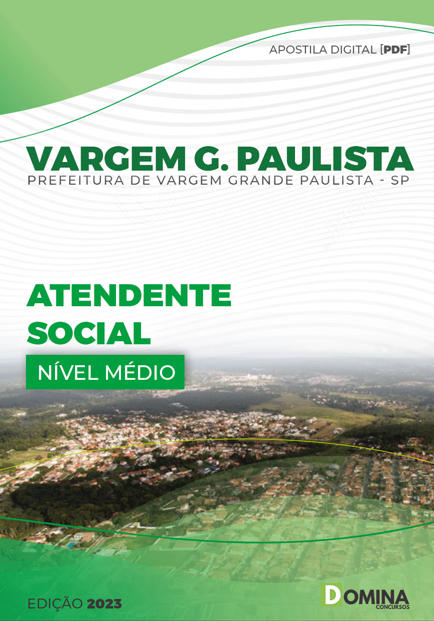Apostila Pref Vargem Grande Paulista SP 2023 Atendente Social