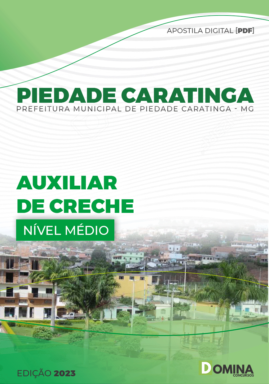 Apostila Pref Piedade Caratinga MG 2023 Auxiliar Creche