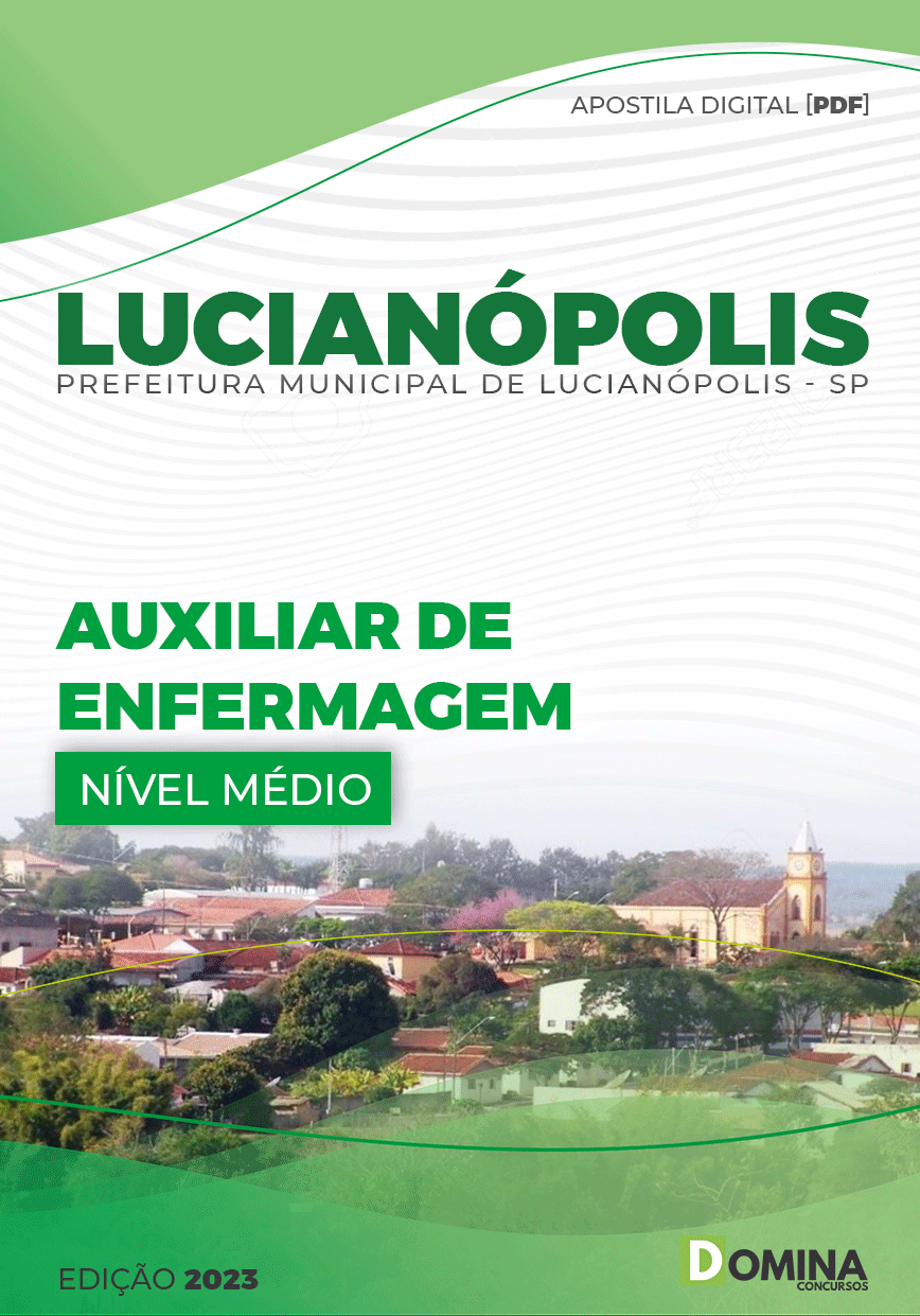Apostila Pref Lucianópolis SP 2023 Auxiliar Enfermagem