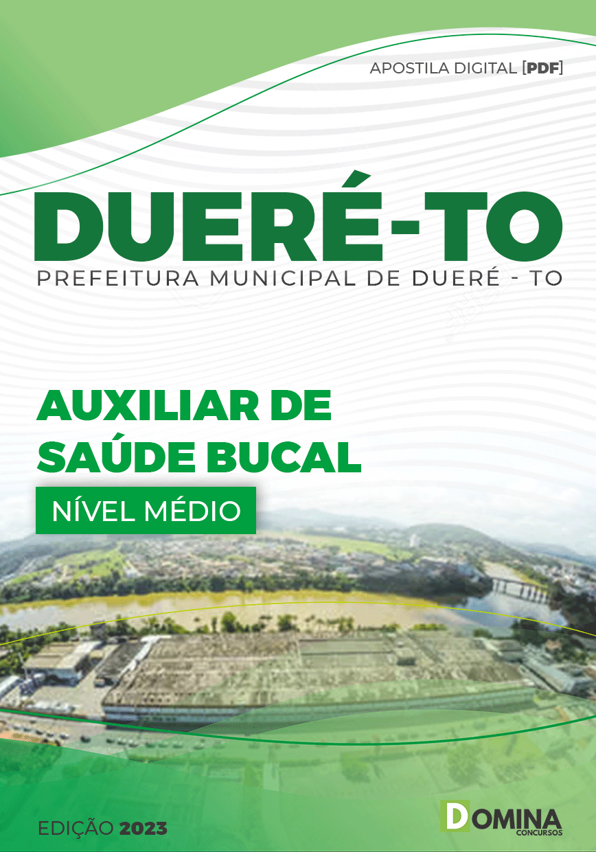 Apostila Digital Pref Dueré TO 2023 Auxiliar Saúde Bucal