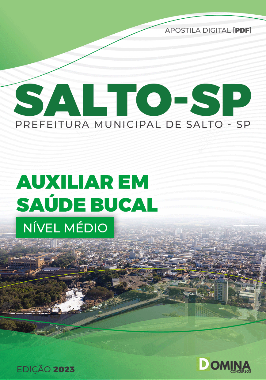 Apostila Concurso Pref Salto SP 2023 Auxiliar Saúde Bucal