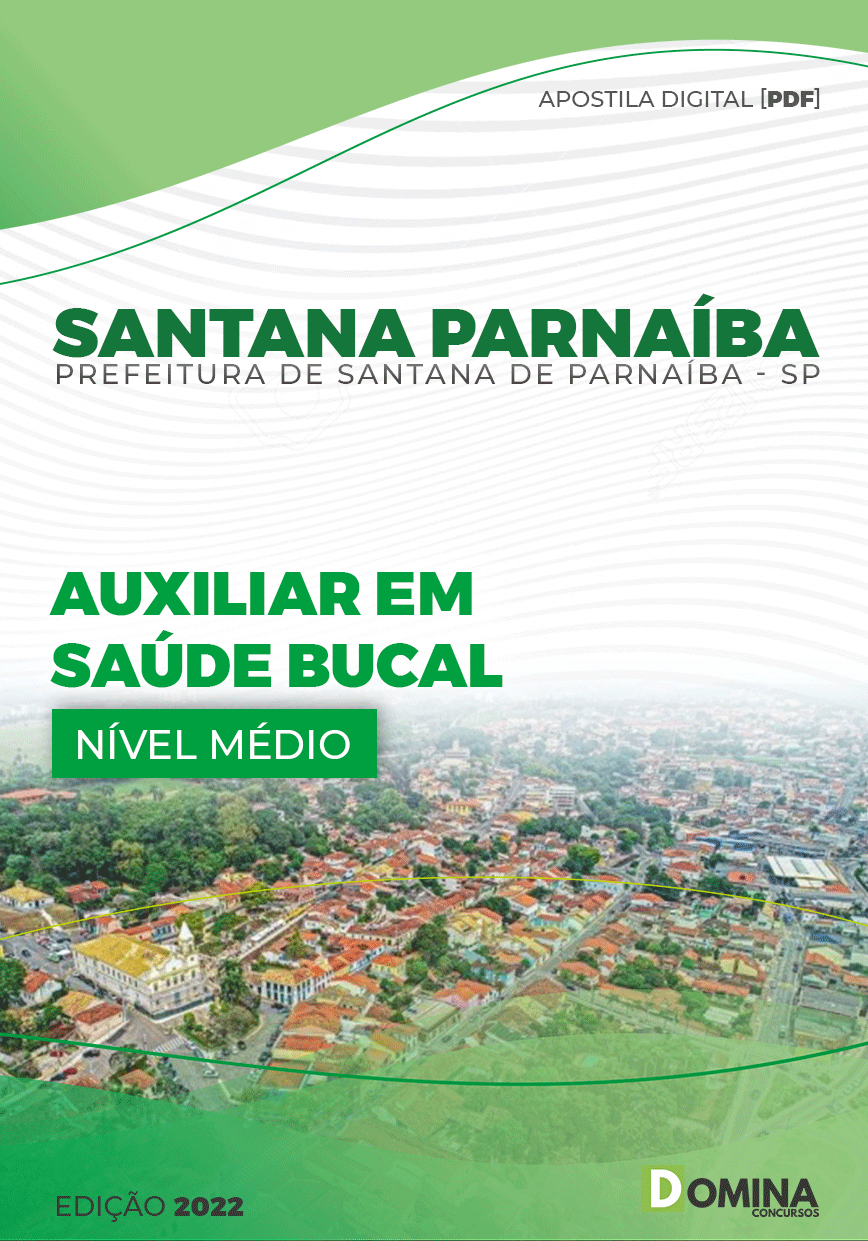 Apostila Pref Santana Parnaíba SP 2023 Auxiliar Saúde Bucal