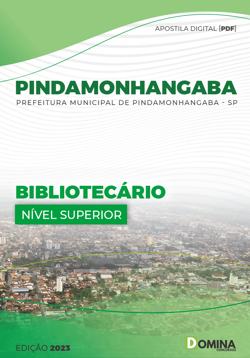 Apostila Pref Pindamonhangaba SP 2023 Bibliotecário