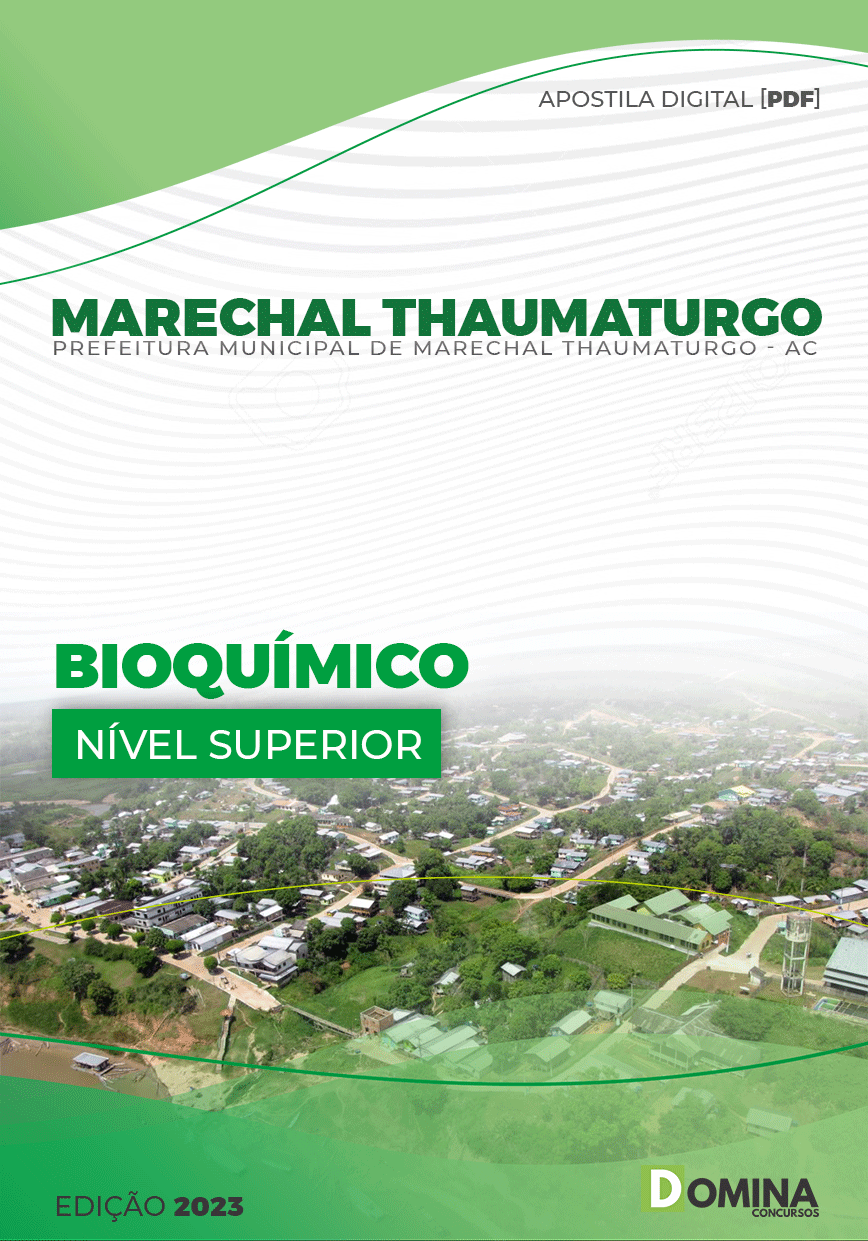 Apostila Pref Marechal Thaumaturgo AC 2023 Bioquímico
