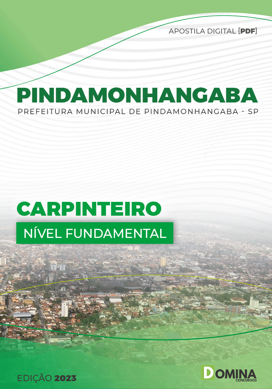 Apostila Pref Pindamonhangaba SP 2023 Carpinteiro