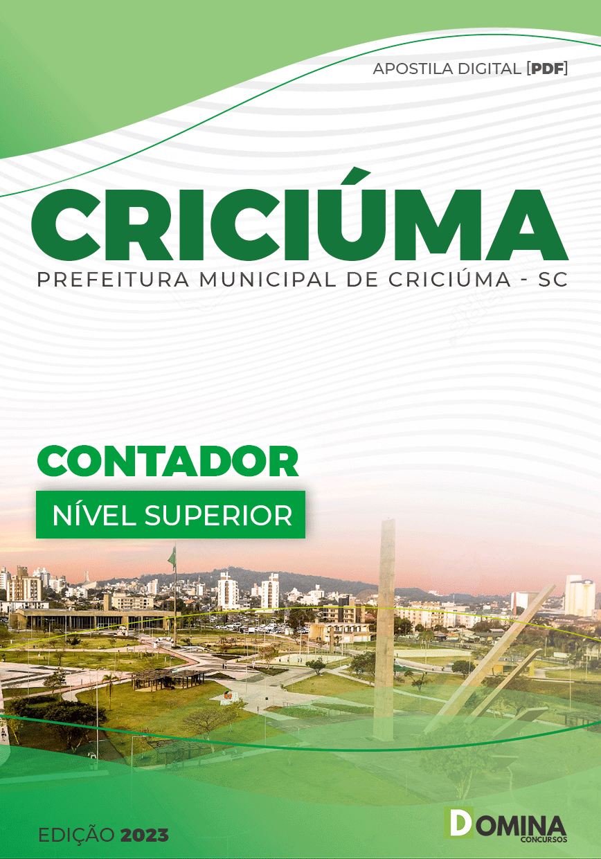 Apostila Concurso Pref Criciúma Sc 2023 Contador