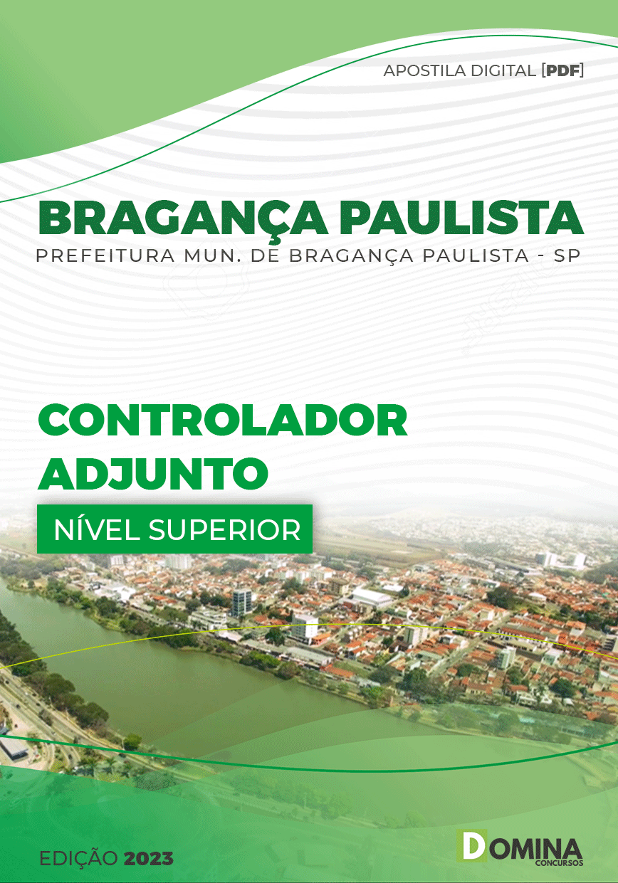 Apostila Pref Bragança Paulista SP 2023 Controlador Adjunto