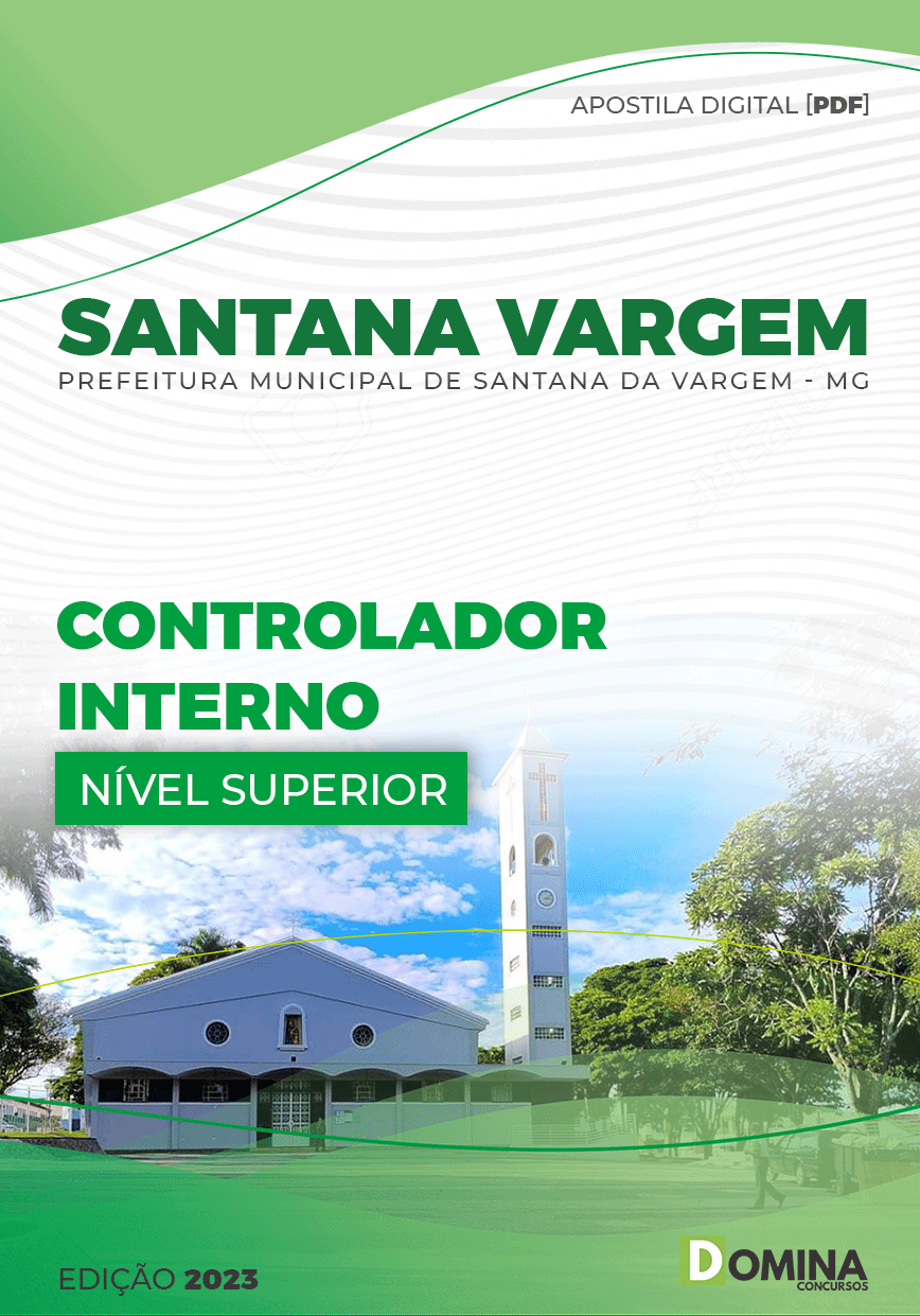 Apostila Pref Santana Vargem MG 2023 Controlador Interno