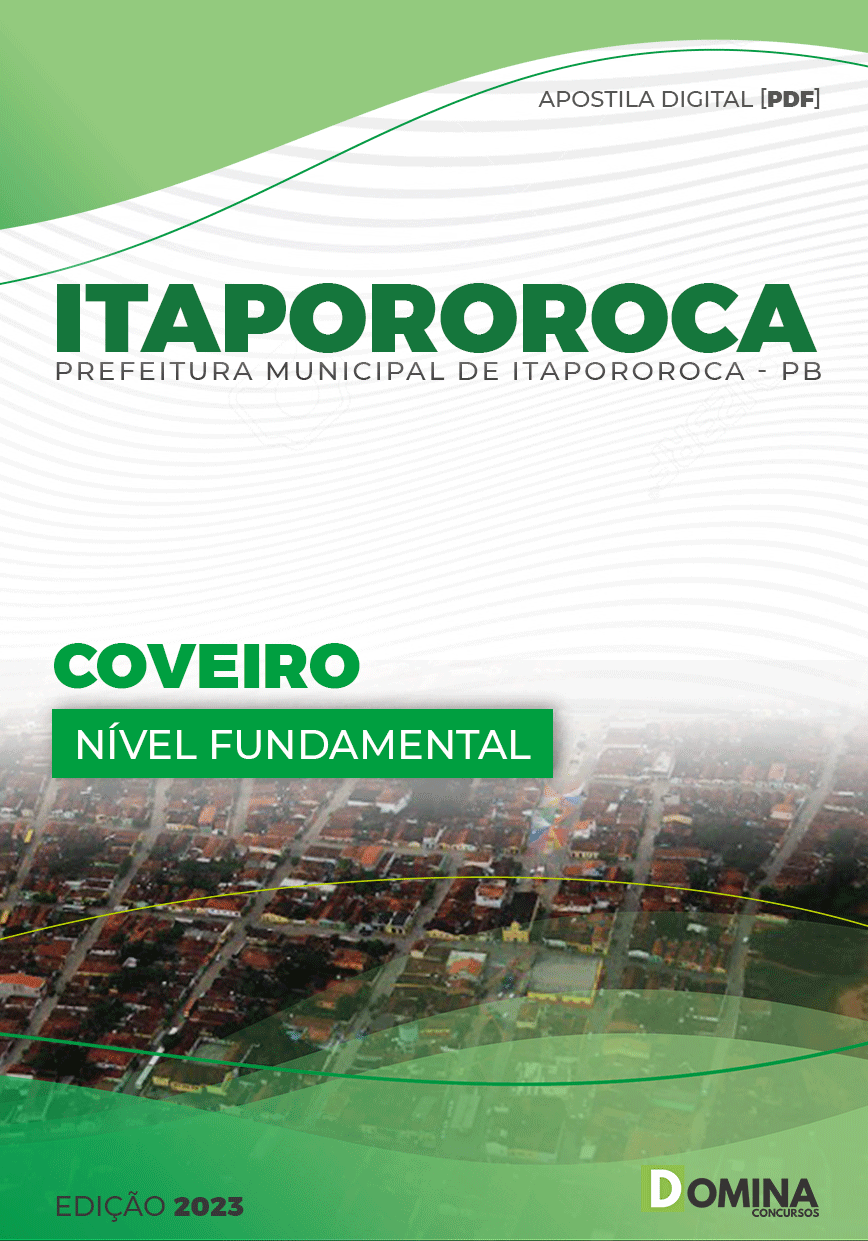 Apostila Concurso Pref Itapororoca PB 2023 Coveiro